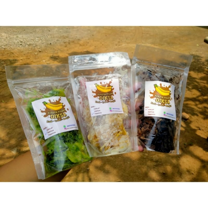 

keripik pisang lumer, pack 100g