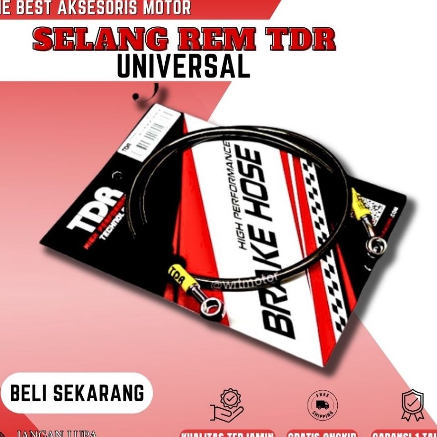 Terkini SELANG REM TDR / SELANG REM ( 60 cm / 90 cm ) SELANG REM VARIO SELANG REM BEAT SELANG REM CB