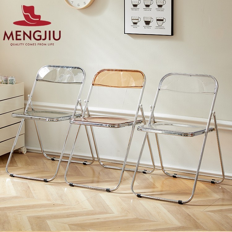 Kursi lipat transparan/ Meja kopi / Meja Lipat Dan Kursi / Kursi Lipat Portable Serbaguna