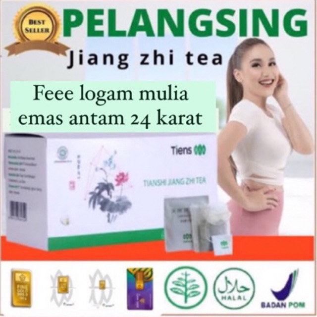 Tiens Jiang Zhe Tea Pelangsing Badan Cepat Tanpa Olahraga Termurah Ampuh Terlaris No.1 || Teh Pembak