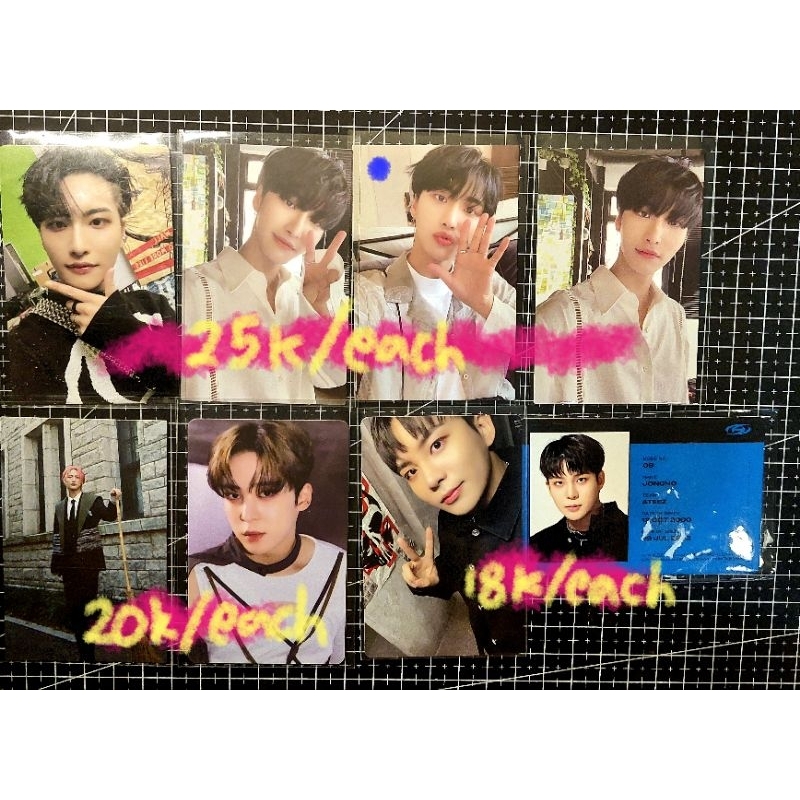 ATEEZ PHOTOCARD PC BENE POB YUNHO YEOSANG JONGHO SEONGHWA