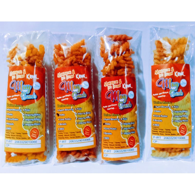 

makaroni gandum spiral enak renyah paket 30 pcs