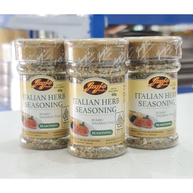 

Jays Italian Herb 25gr/Jays Italian Herb Seasoning/Bumbu Masakan Itali/Rempah Itali