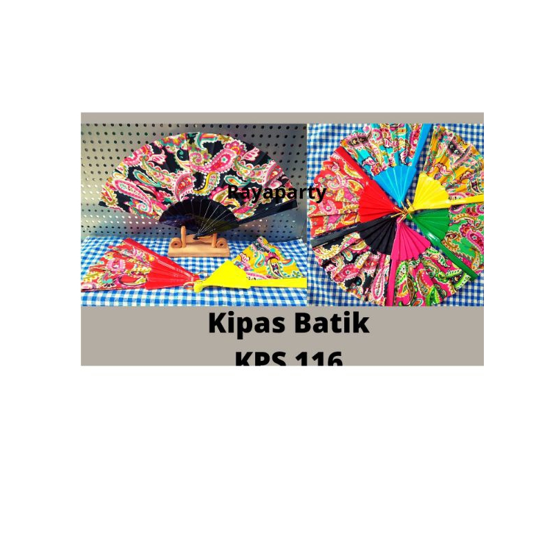 Kipas Batik Banyak warna / Kipas Tangan / Kipas Lipat / Kipas Tari / Kipas Batik