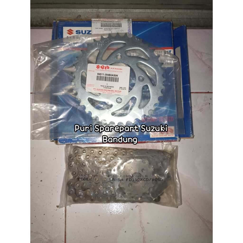 Gir Set Gear Set Motor Suzuki Smash Lama Original SGP