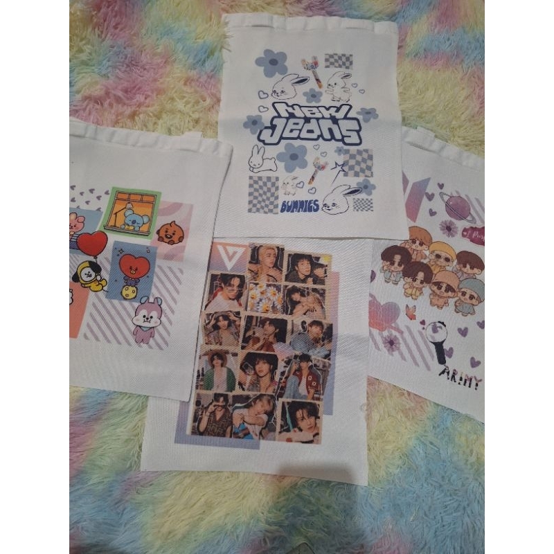 ToteBag Bt21, Bangtan Army, Bunnies, SVT