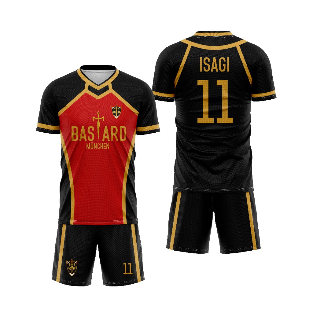 kaos Jersey Futsal Fullprinting Anime Bastard Munchen