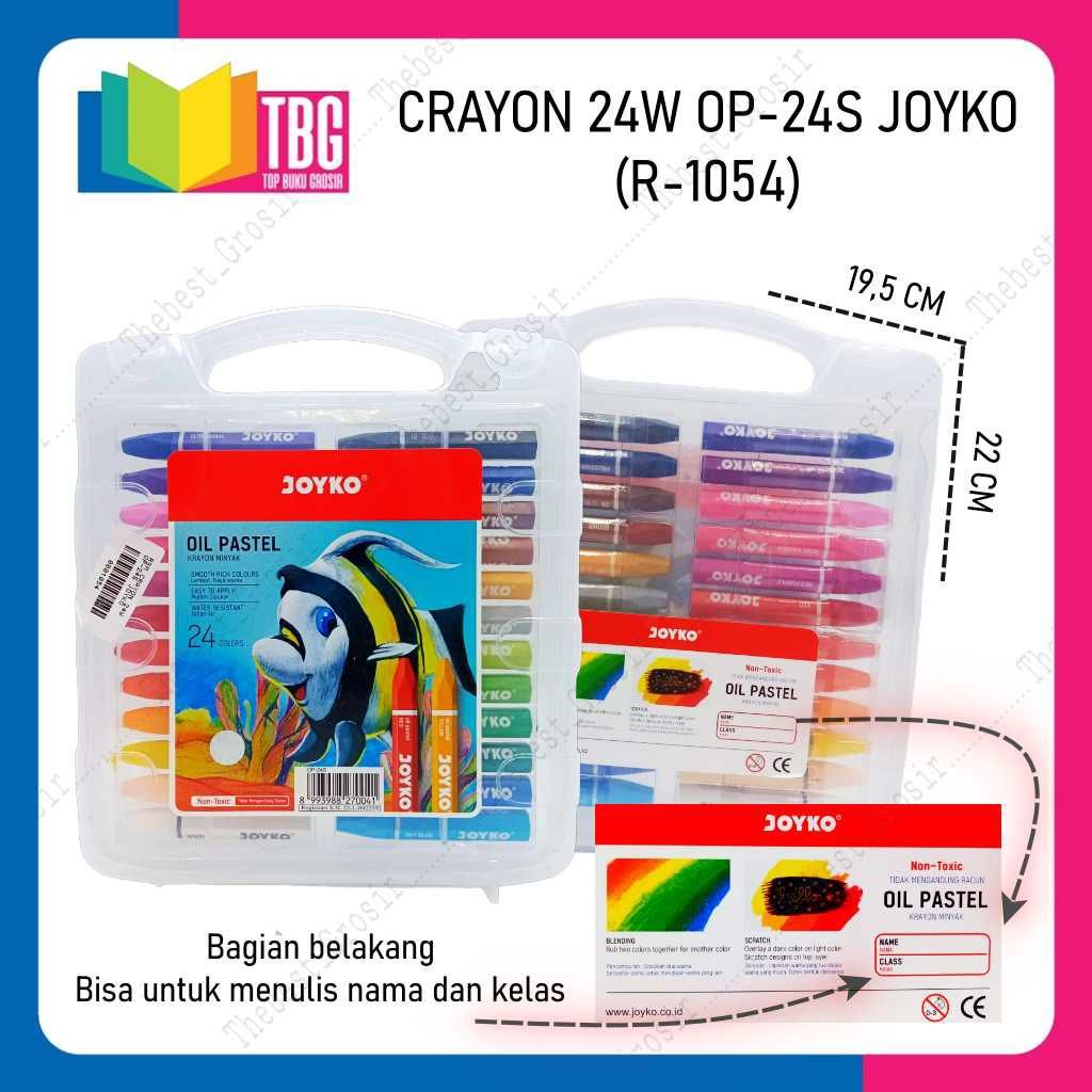 

1 SET CRAYON 24W OP-24S JOYKO OIL PASTEL KRAYON (R-1054)