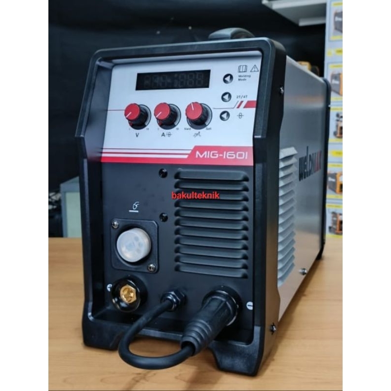 MESIN LAS weldmax mig160 TRAFO LAS WELDMAX MIG MMA (MIG-160I) versi baru tombol 3