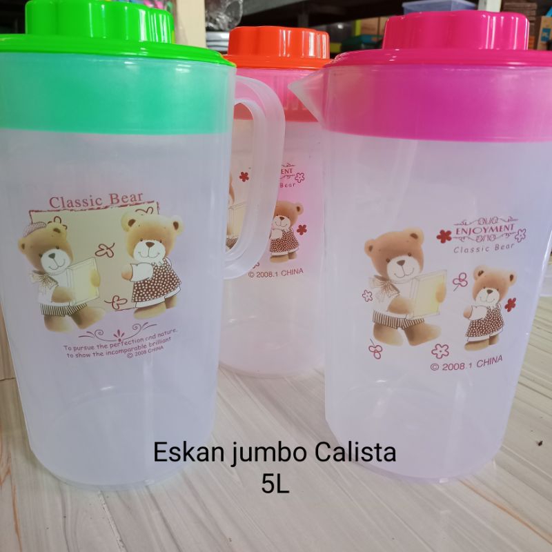 eskan calista 5L Eskan jumbo multiplast, water jug jumbo, teko air,eskan banyu jumbo