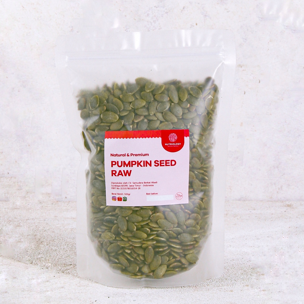 

Pumpkin Seed Raw 250 gr Kuaci Biji Labu Mentah Natural Premium Alami Healthy Seed Superfood