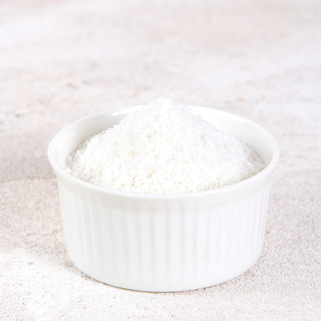 

Kelapa kering parut 750 gr serut Desiccated Coconut fine low fat Natural Premium Alami