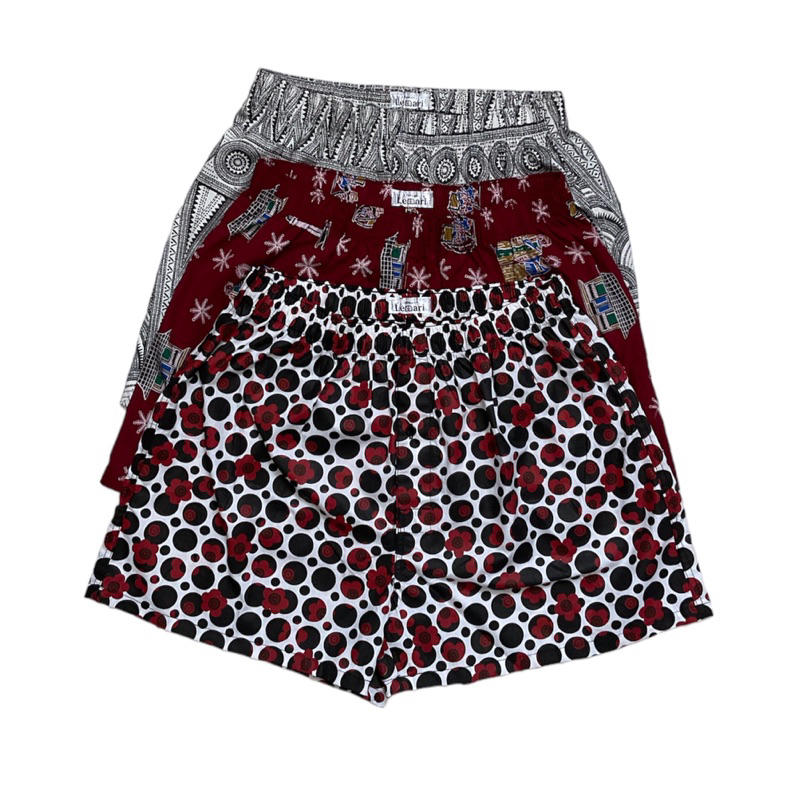 TM Celana Pendek Boxer Jumbo Katun / Boxer Jumbo Big Size / Celana Boxer Pria Wanita Jumbo / Boxer J