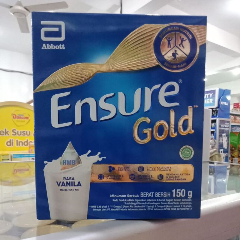 

ENSURE GOLD SUSU DEWASA 150GR RASA VANILLA