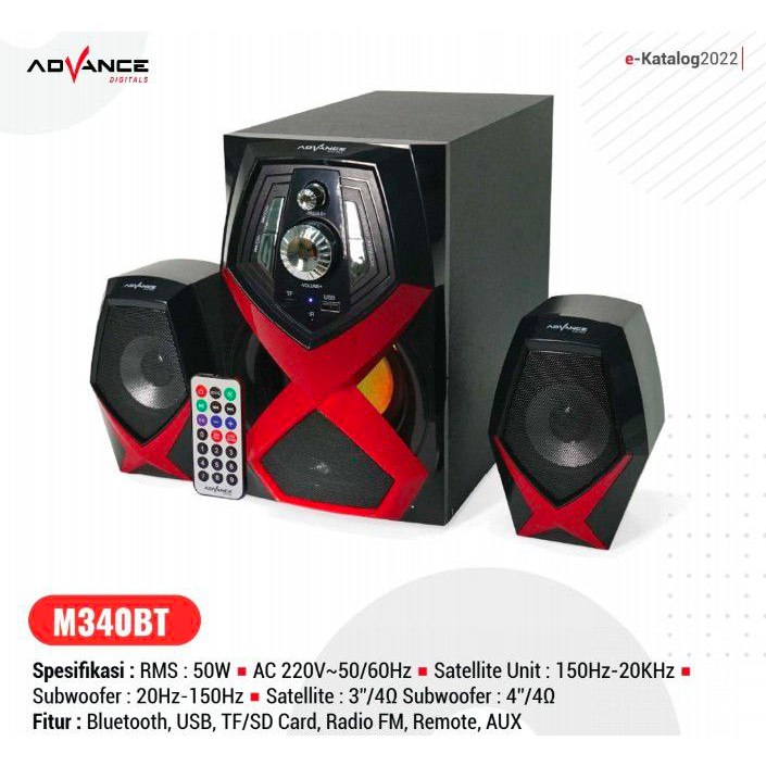 SPEAKER AKTIF ADVANCE  M340 BT | TERLARIS