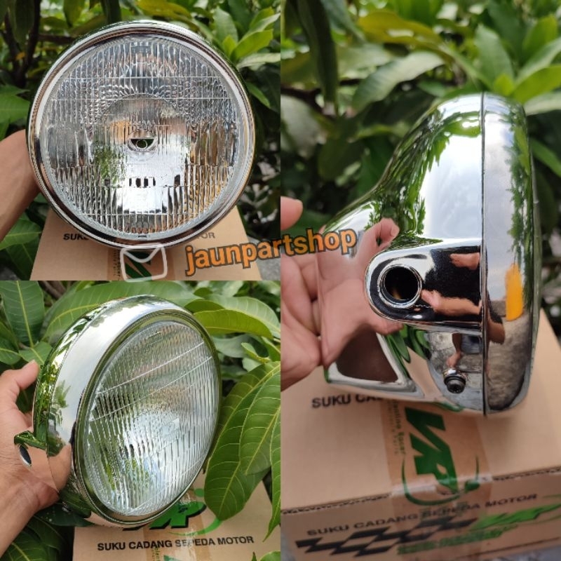 batok lampu depan ninja ss r kiss bulat bulet / batok lis reflektor lampu ninja ss ninja r ninja kis