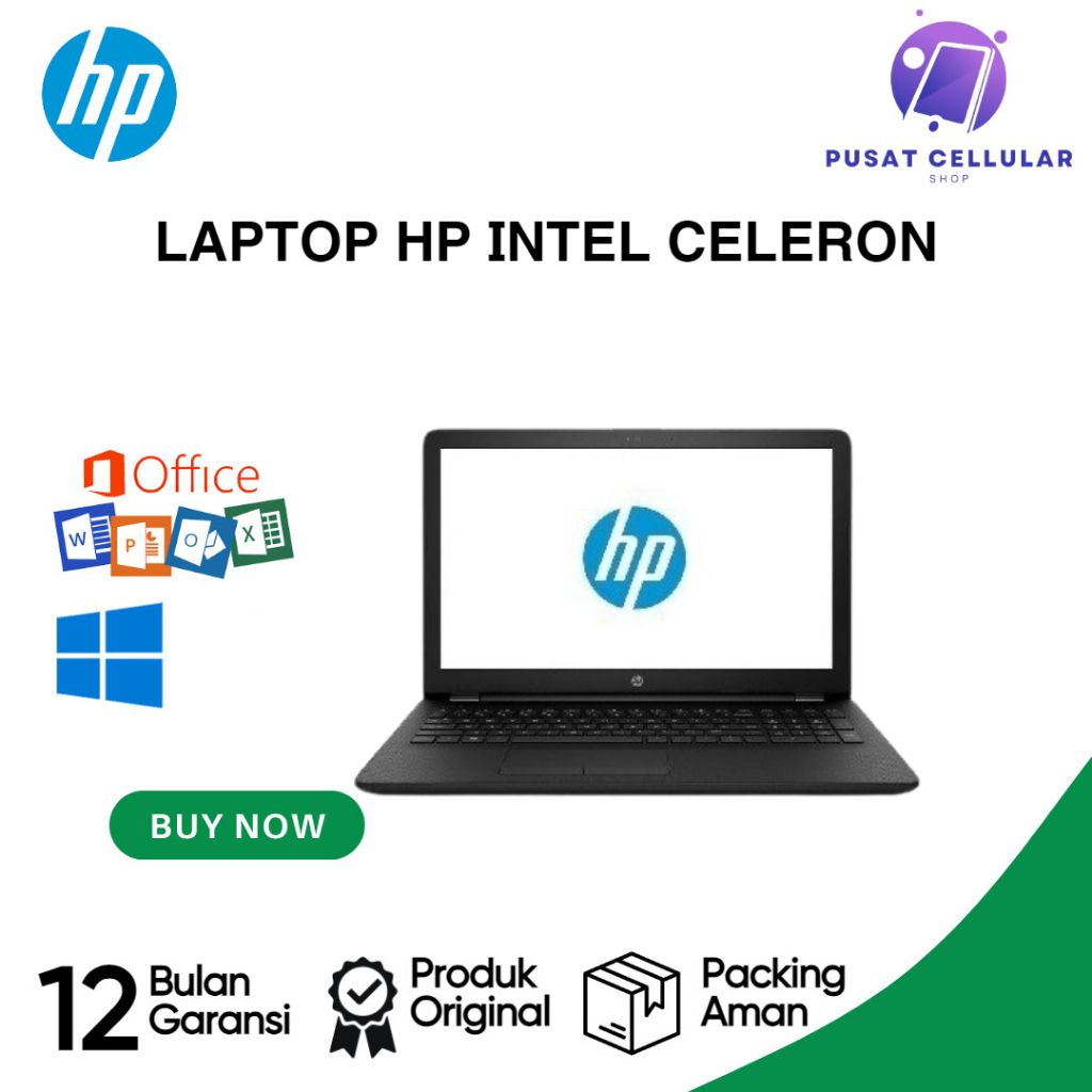 LAPTOP HP INTEL CELERON RAM 8GB HDD 1000GB | WIN 10