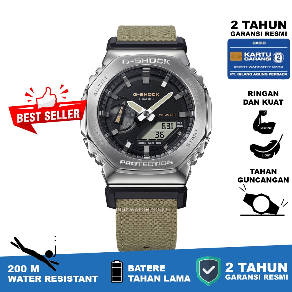 Casio G-shock GM-2100C-5A g shock gm 2100 original garansi resmi