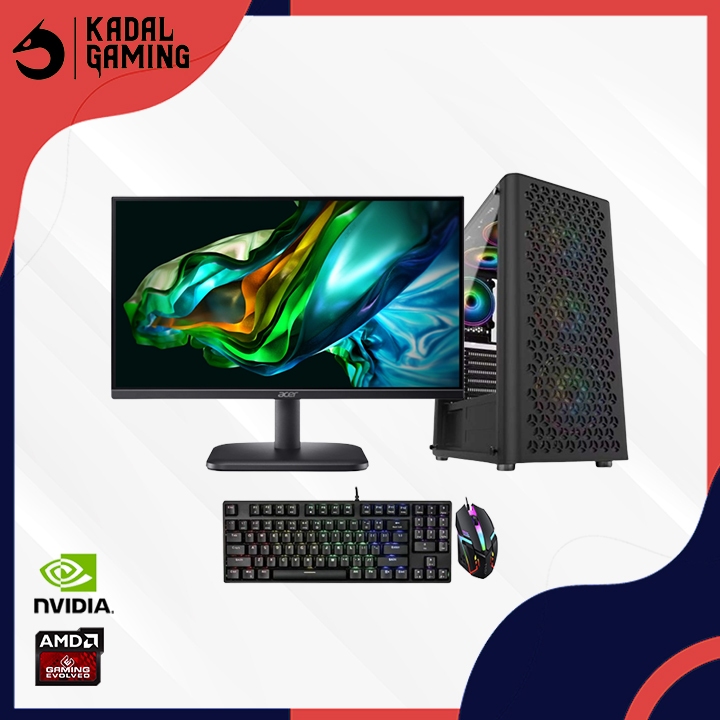 PROMO PC FULLSET RYZEN 5 4500 GTX 1660TI 16GB RAM GAMING EDITING