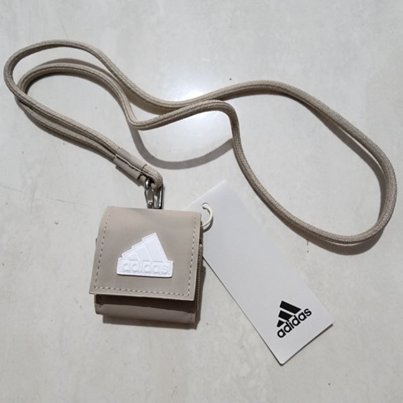 Adidas Essentials Polyurethane PU Tiny Earbud Bag Pouch Case Original 100%