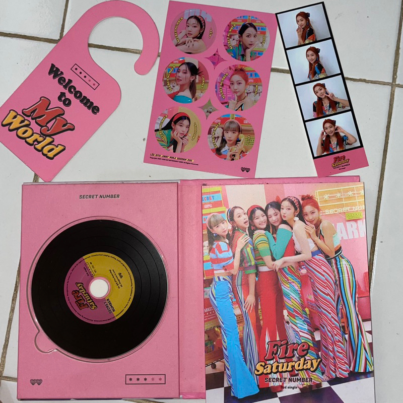 Album SECRET NUMBER : Fire Saturday | Unsealed | 3rd Single