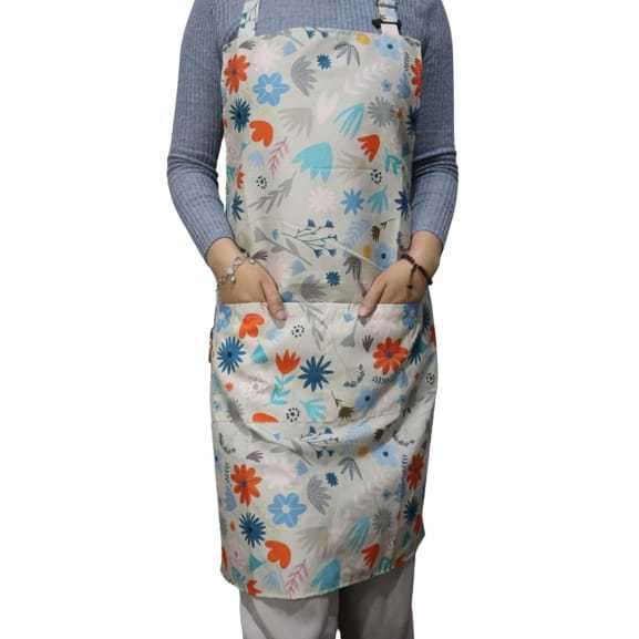 Apron/celemek waterproof/celemek wanita/apron pull print/apron wanita/celemek motif/apron motif