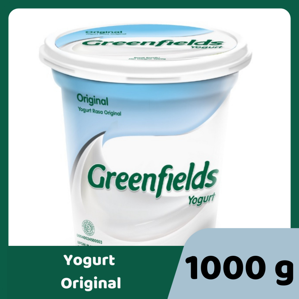 

Yogurt Greenfields Original 1Kg Olahan Susu Sehat