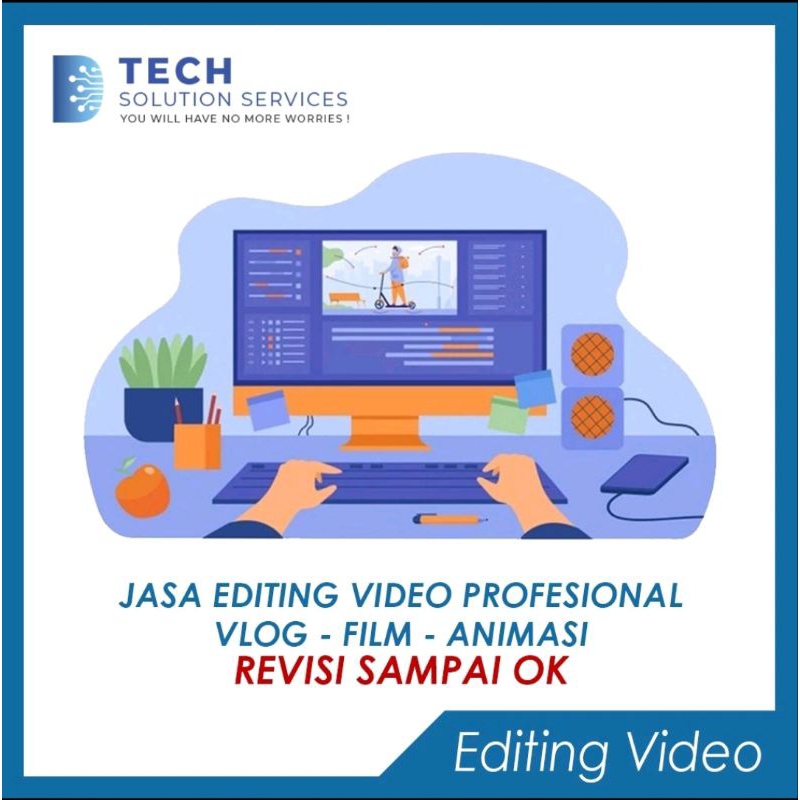 Jasa editing intro video logo profesional