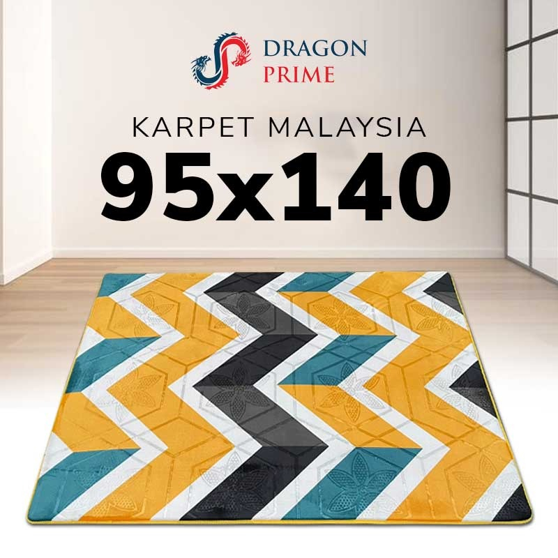 PROMO [HCG] Karpet Dragon Prime 95X140 Full embossed Karpet Busa Malaysia, Tebal, empuk, estetik,