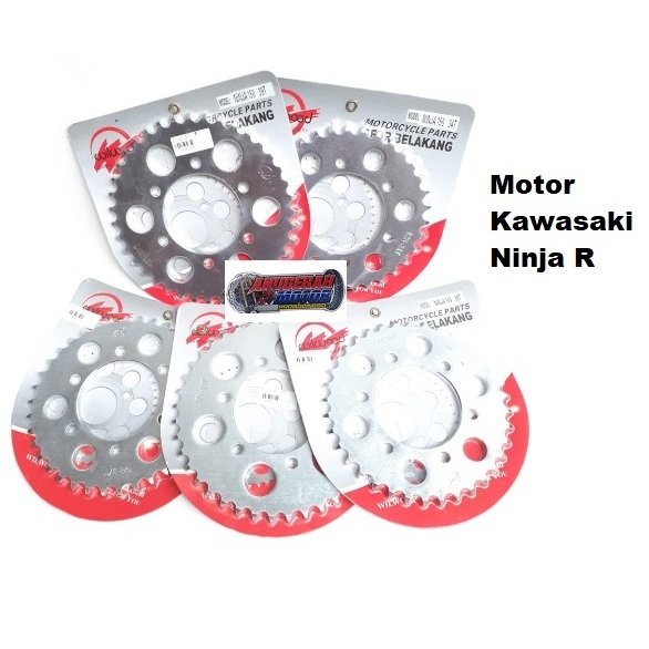 GEAR GIR BELAKANG KAWASAKI NINJA 428 x 31,32,33,34,35,36,37,40T WILWOOD - NINJA150 NINJA 2T SS RR