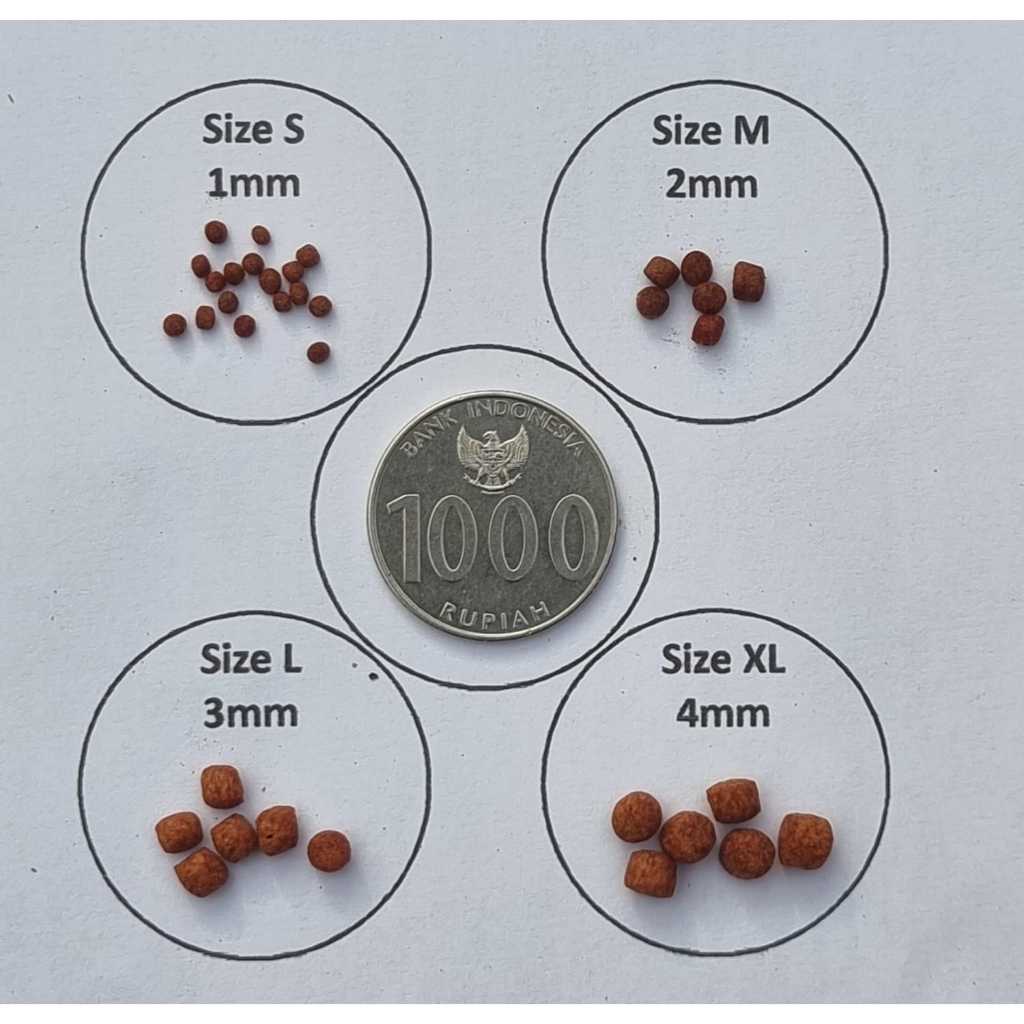 Okiko Black Pearl Pelet Louhan / Pelet Ikan Louhan 100gr