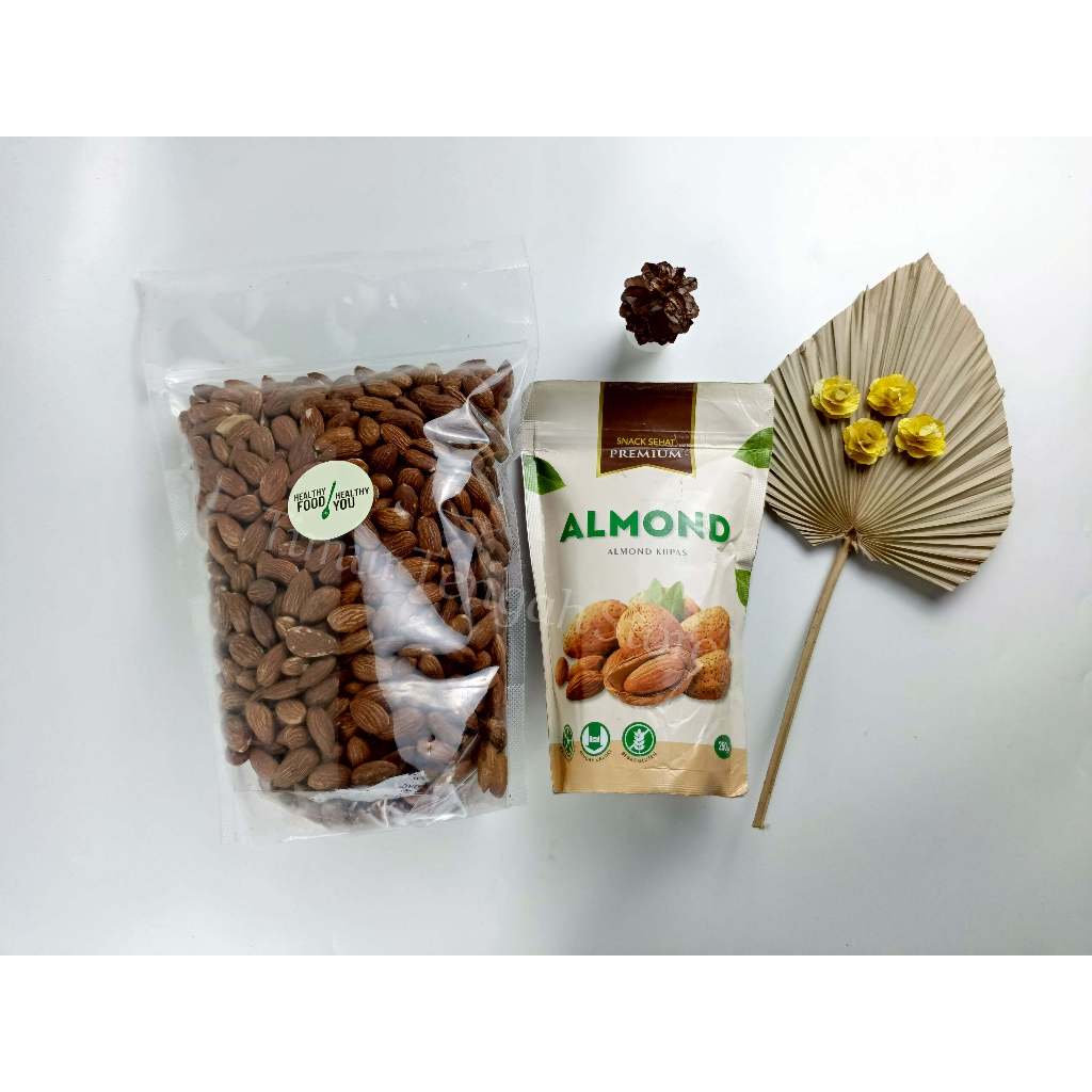 

Kacang Almond Panggang Renyah | Almond Roasted Premium