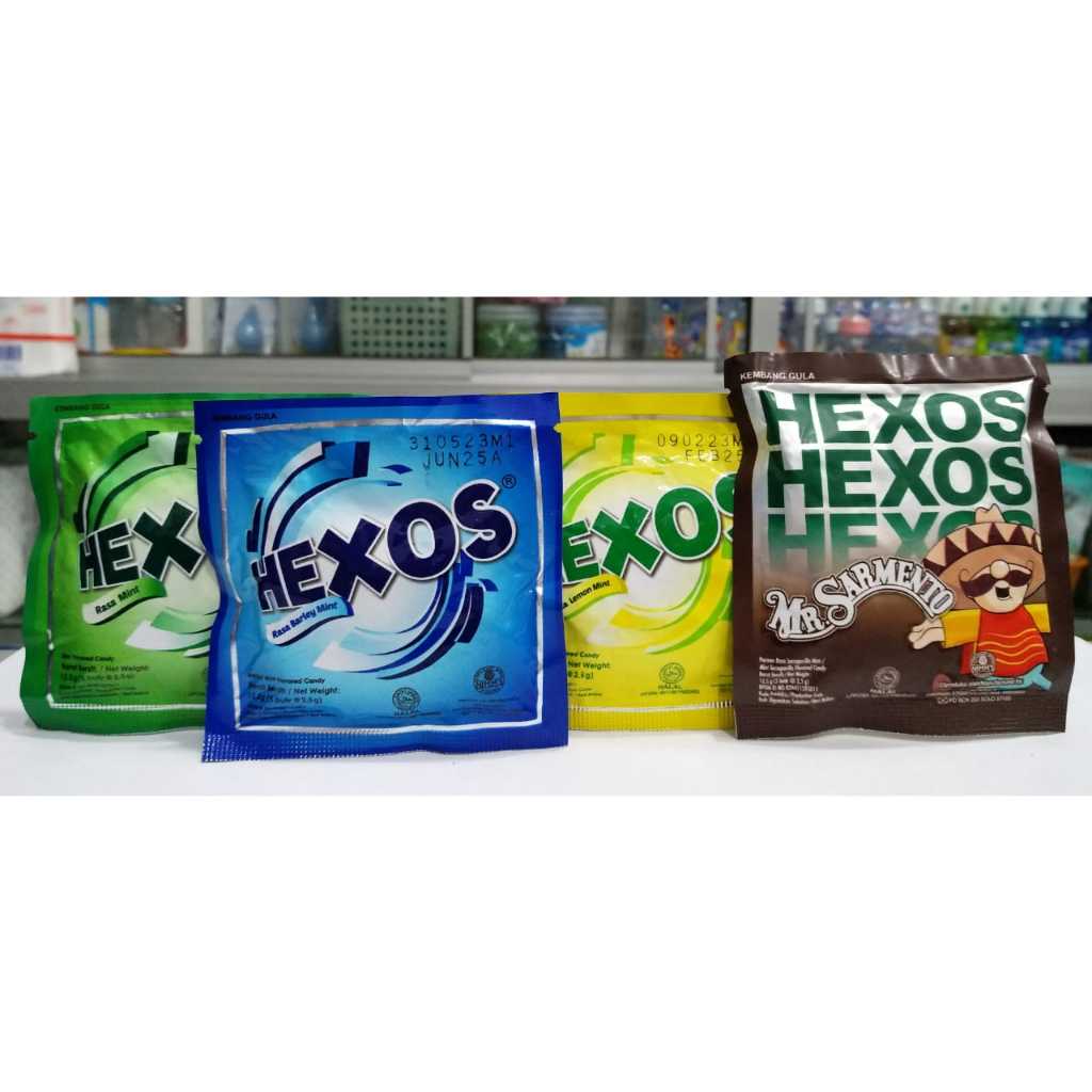 

Permen Hexos All Varian 1 Sachet Isi 5 Butir