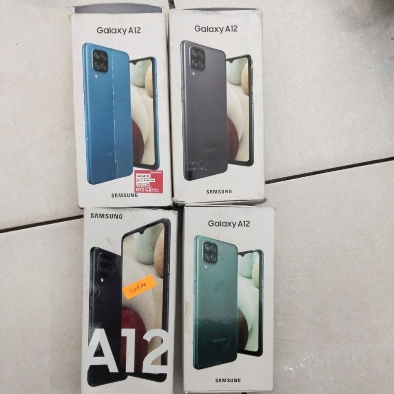 kardus handphone A12 samsung bekas