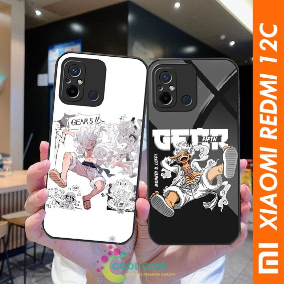 Softcase Kaca Case REDMI 12C Terbaru Luffy Gear 5 [CK414] Casing Handphone-Pelindung Handphone-Akses