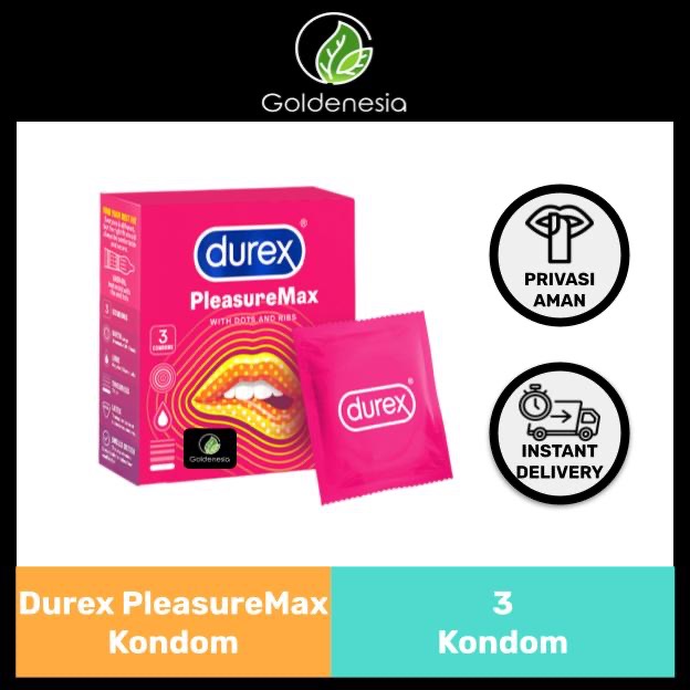 Kondom Durex Pleasuremax 3 Pcs