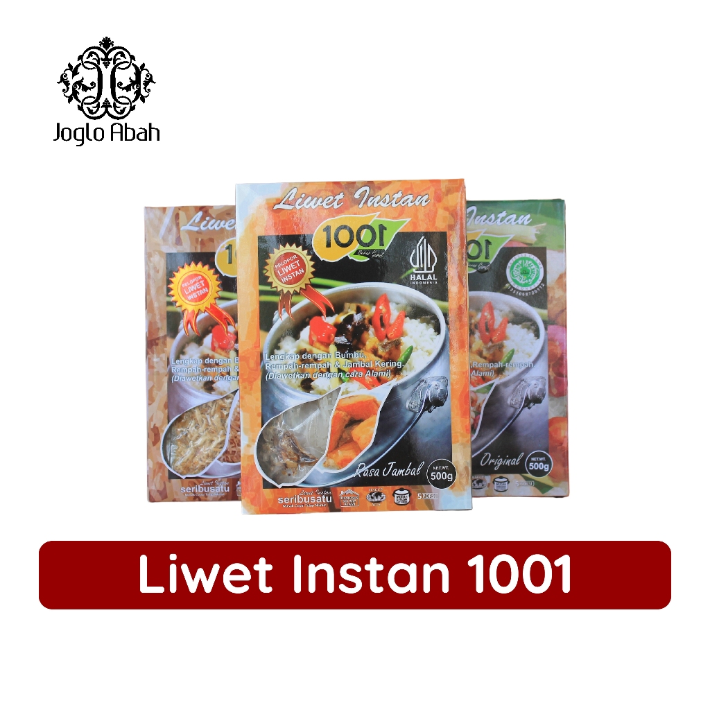 

Nasi Liwet Instan 1001 250Gr & 500Gr Aneka Rasa