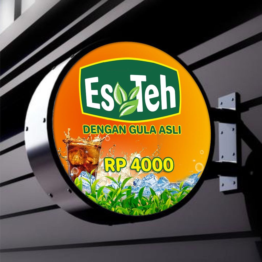 

STIKER VINYL MINUMAN ES TEH MANIS GULA ASLI BULAT ( CUSTOM HARGA )