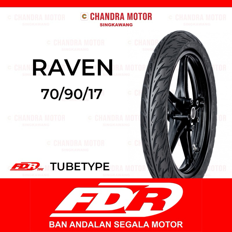 BAN LUAR MOTOR FDR RAVEN 70/90-17 ORIGINAL FDR