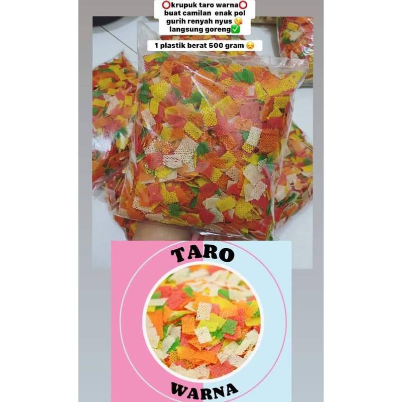

Krecek taro 500 gram