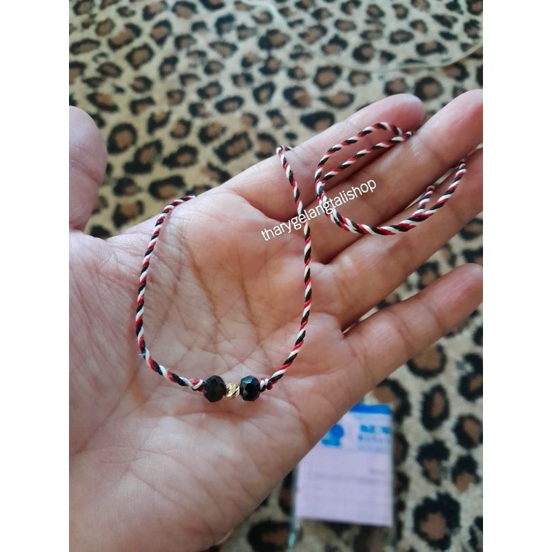 Kalung Tali Tridatu Liontin Gold Kadar 10 karar//Semar Nusantara