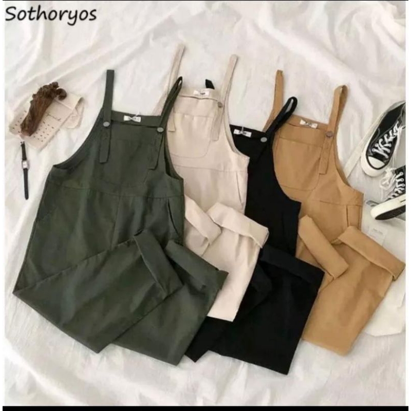 FLOW OVERALL JUMSUIT WANITA// BAJU KODOK WANITA KOREAN STYLE