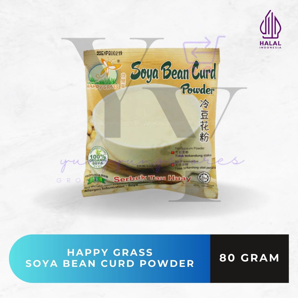 

Happy Grass Soya Bean Curd Powder / Serbuk Tau Huay 80 gram