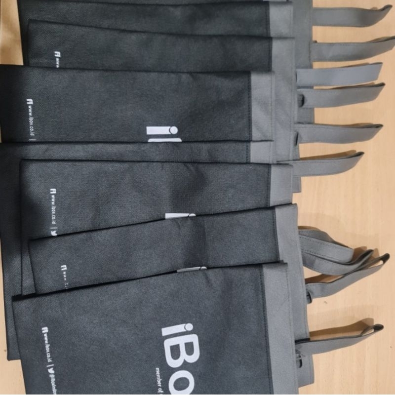 Totebag ibox,shoping bag, goodiebag iBox, tas belanja tas wanita ORIGINAL SIZE M