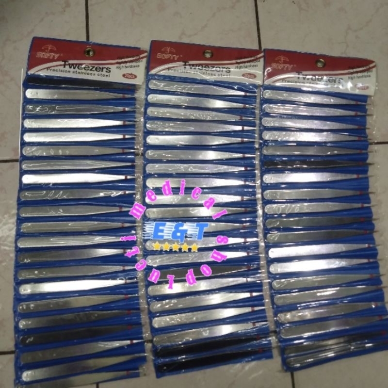 Pinset Benang jahit stenlis super murah 1 lembar 20 pcs
