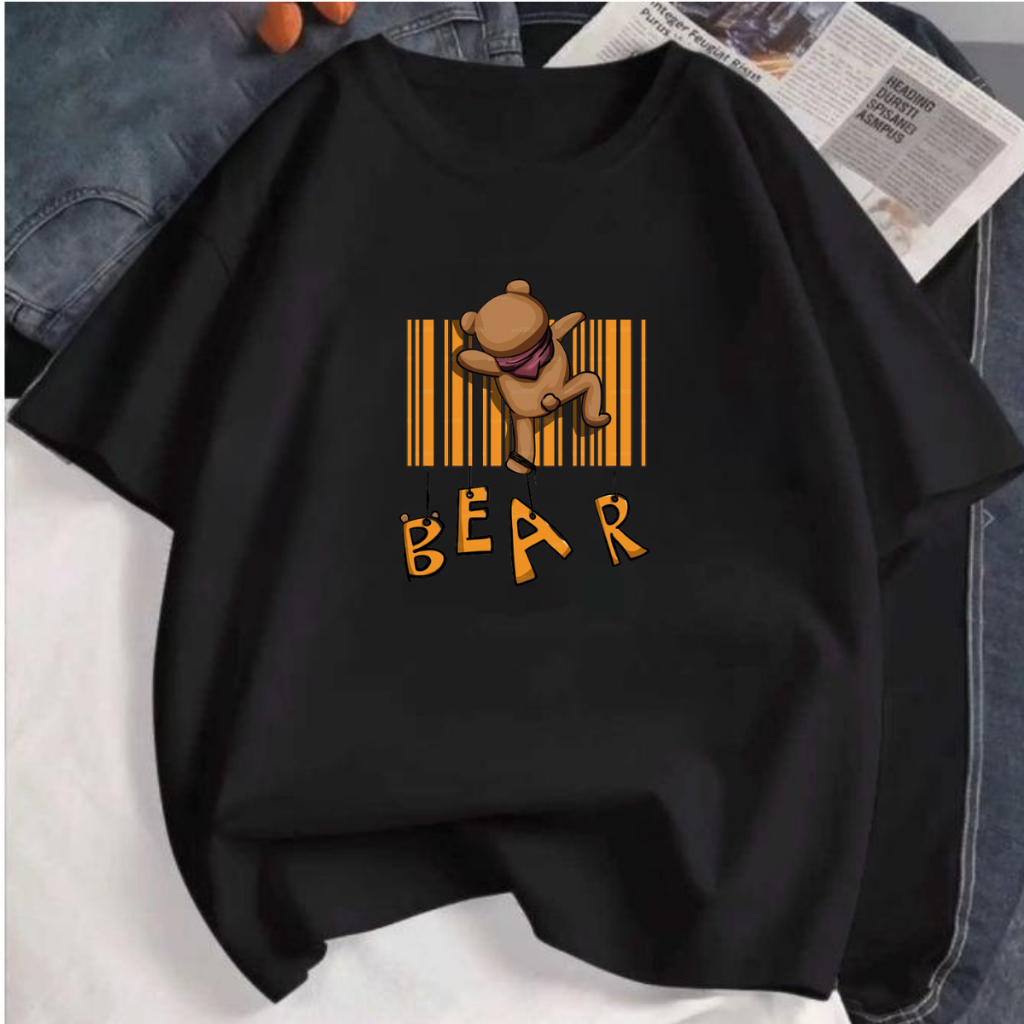 COD Kaos UNISEX Oversize Wanita - Kaos DistrO Kaos Streetwear Oversize / Baju Kaos Distro MOTIF BEAR
