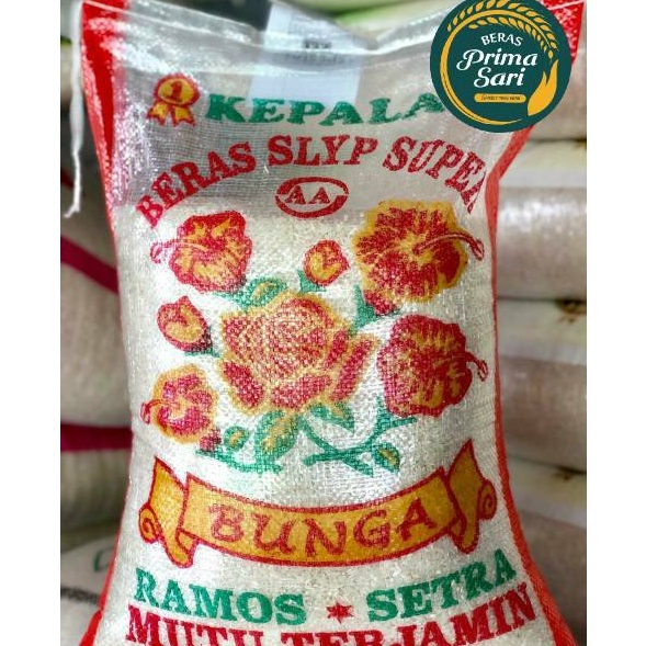 

KJNK5695 TERBARU BERAS CAP BUNGA 5LT / 5KG / 10KG / 20KG SETRA RAMOS