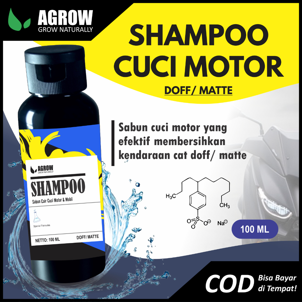 Shampo Motor Doff - Matte Shampoo - Shampo sampo motor - Sabun cuci motor doff - Sabun motor - Sabun