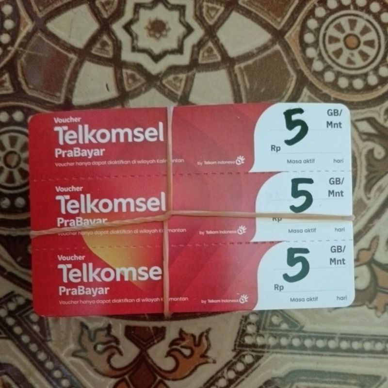 Voucher Telkomsel 5gb 5 hari Kalimantan