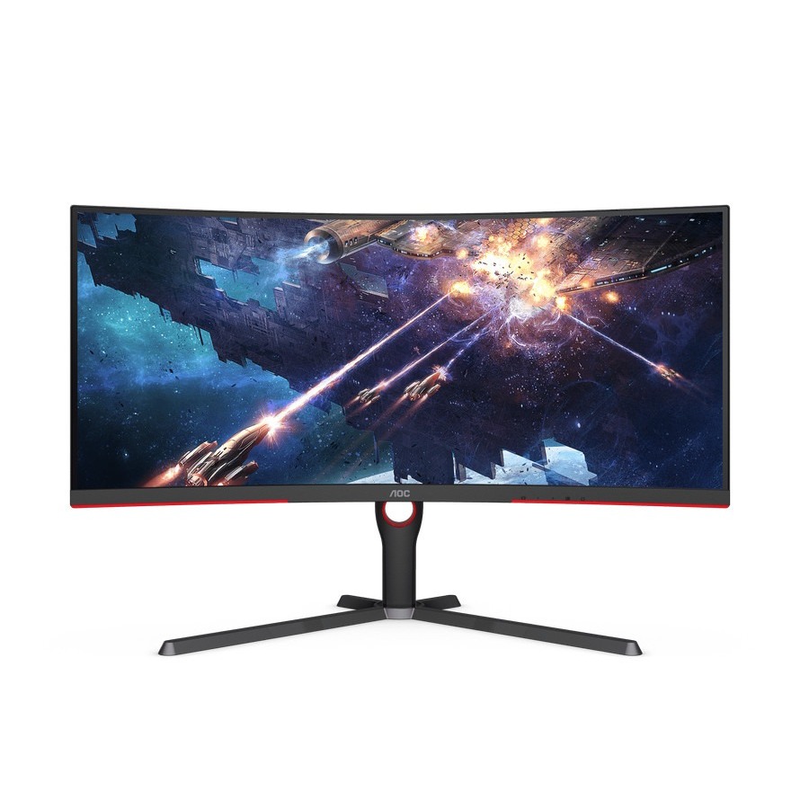 AOC Gaming Monitor 34" CU34G3S Curved WQHD 165Hz 1ms HDR10 FreeSync